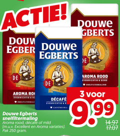  douwe egberts koffie 3 250 douw meester koffiebranders joure aroma evenwichtig rc snelfiltermaling r rood mild excellent pak rond 