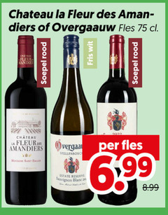  rode wijn 20 chateau la fleur des fles amandiers montagne saint emilion soepel rood blanc fris wit 