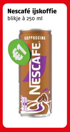 nescafe ijskoffie 1 250 cappuccino blikje ml 