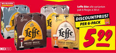  leffe speciaalbieren 6 10 30 blond nix18 33 brune bruin l bier pak discountprijs pack effe triple tripel one sink 