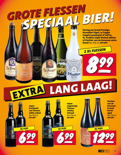  speciaalbieren 2 31 750 flessen bier la white baked trappist blond hertog jan grand prestige trappen arme triple karmeliet tripel quadrupel st. limited edition dochter korenaar fles ml xl lang laag kruistocht thomas oaked whisky infused ongelovige bock bourbons barrel aged nix18 