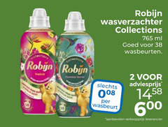  robijn wasverzachter 2 3 600 collections ml wasbeurten wasbeurt 