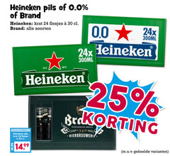  heineken 0.0 brand speciaalbieren krat bier 24 25 30 pils soorten trax 300ml 