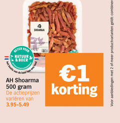  shoarmavlees 1 2 500 shoarma beter natuur boer land varieeren productvarianten combineren 