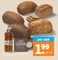  2 bakkers brood langzaam gerezen basis natuurlijke smeuig kruim bite volle bakkersbrood vers oven uur stuk productvarianten combineren 
