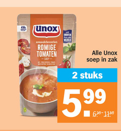  2 5 99 unox romige tomaten jonge tomaat mascarpone bash groenten vezels soep zak stuks 