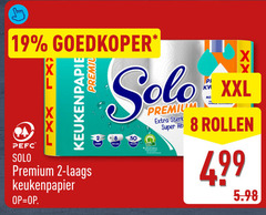  solo keukenpapier 2 8 19 50 goedkoper xl xxl premium xx bollen vellen super norma rollen 