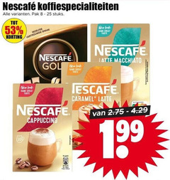  nescafe oploskoffie 8 10 25 koffiespecialiteiten pak stuks dezelfde vertrouwde new same taste cappuccino latte macchiato caramel 