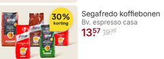  segafredo koffiebonen 30 1357 selezione crema intermezzo organica espresso casa 
