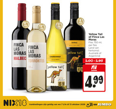  witte wijn rode 7 8 13 700 750 hamersma 5 las malbec torrontes argentina chardonnay and smooth yellow tail crafted australia by family john carella tall no.1 australian shiraz with hint spice brand fles ml land nix18 oktober jumbo 