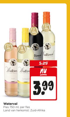  waterval rose rode wijn witte 7 8 750 wait hamersma 5 suid afrika chardonnay colombard 3.99 fles ml land zuid 