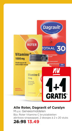  dagravit roter multivitaminen 1 2 20 30 200 1000 dag vitamine mg ondersteunt natuurlijke abrikoos sinaasappel weerstand citroensmaak afweersysteem energiehuishouding dragees geneesmiddelen bruistabletten doosjes stuks 