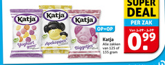  katja snoep 99 veggie yoghurt gums zachte fruitsmaken apekoppen drop biggetjes zakken super deal zak 