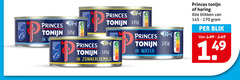  princes haring tonijn in blik nutri gecertificeerd duurzame www.msc.org nl visseri zonnebloemolie water blikken 