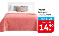  sprei 240 velvet bedsprei cm stuk elders 