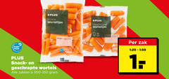  worteltjes 1 planet proof snack geschrapte wortels zakken 300g zak 