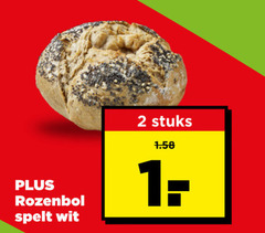  bolletjes 2 rozenbol spelt wit stuks 