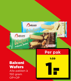 klik op dit plaatje voor een vergroting en voor vergelijkbare aanbiedingen gerelateerd aan
balconi koeken 9 150 wafers hazelnut pakken pak balconi koeken 9 150 wafers hazelnut pakken pak