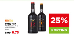  offley port 25 nix18 flessen ruby r porto tawny 
