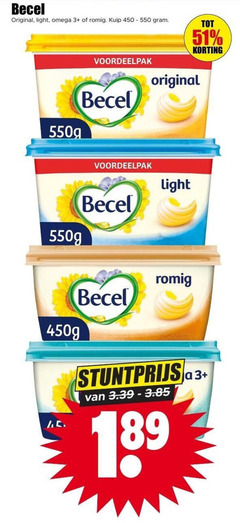  becel margarine 15 450 original light omega 3 romig kuip 