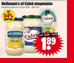 klik op dit plaatje voor een vergroting en voor vergelijkbare aanbiedingen gerelateerd aan
calve hellmans mayonaise 430 650 1913 ml pot real yofresh calve hellmans mayonaise 430 650 1913 ml pot real yofresh