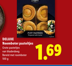  4 100 puff pastries with butter pieces roomboter pasteitjes bladerdeeg bereid 