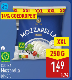 klik op dit plaatje voor een vergroting en voor vergelijkbare aanbiedingen gerelateerd aan
14 250 xl xxl xx goedkoper cucina mozzarella lade nation vegetarisch vegetarian nutri score 14 250 xl xxl xx goedkoper cucina mozzarella lade nation vegetarisch vegetarian nutri score