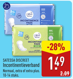  incontinentieverband 30 new absorber discreet pads 3d with absorbent care central normal safe and absorberen for light l normaal stuks 