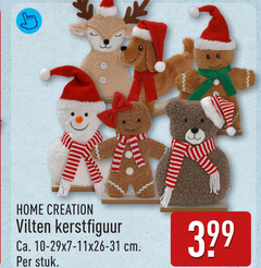  home creation vilten kerstfiguur ca. cm stuk 