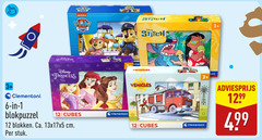 klik op dit plaatje voor een vergroting en voor vergelijkbare aanbiedingen gerelateerd aan
1 6 12 clementoni blokpuzzel nickelodeon stich patrol disney princess vehicles cubes blokken ca. cm stuk 3 1 6 12 clementoni blokpuzzel nickelodeon stich patrol disney princess vehicles cubes blokken ca. cm stuk 3