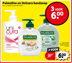  unicura palmolive handzeep 3 96 300 600 grootformaten uni cura antibacterieel hygiene naturals sensitive hand wash with skin mild vera extract respecteert gevoelige almond milk natural origin vitamin nourishing antibacterial aloe ml 