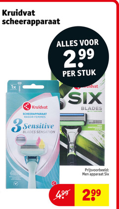  3 kruidvat scheerapparaat 1x femmes sensitive blades sensation 2 99 stuk six with trimmer razor cartridge high system strips hydraterende bestanddelen gevoelige hold hydratant aux peaux sensibles men apparaat 
