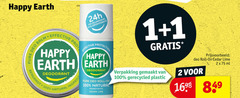  1 2 100 happy earth effective aluminium protection deodorant bergamot natural deo roll ingredients cedar lime gemaakt gerecycled plastic ml 