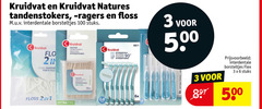  1 2 3 6 90 100 120 500 kruidvat natures tandenstokers floss interdentale borsteltjes stuks portemonnee fils houten 8 mm iso fluoride fluor fine mint 6x antibacterieel flex 