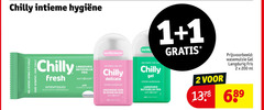  1 2 200 chilly intieme nieuwe nel fresh intiem tissues biologisch afbreekbaar langdurig natuurlijk fris anti klinisch getest intimiteit delicate wasemulsie verzorgend gevoelige huid gel ml 