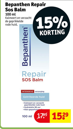 klik op dit plaatje voor een vergroting en voor vergelijkbare aanbiedingen gerelateerd aan
15 96 100 bepanthen repair sos ml kalmeert geprikkelde rode huid intensieve verzorging hydratatie uur 15 96 100 bepanthen repair sos ml kalmeert geprikkelde rode huid intensieve verzorging hydratatie uur