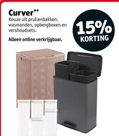  15 curver prullenbakken wasmanden opbergboxen online 