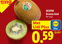  kiwi fruit zespri groene stuk 