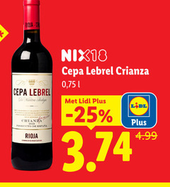 klik op dit plaatje voor een vergroting en voor vergelijkbare aanbiedingen gerelateerd aan
rode wijn rioja crianza nix18 rode wijn rioja crianza nix18