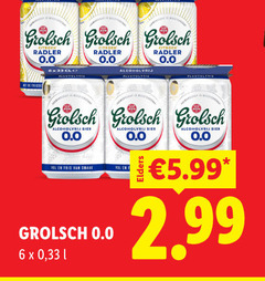  grolsch alcoholvrij bier 6 radler 0.0 fris 5.99 