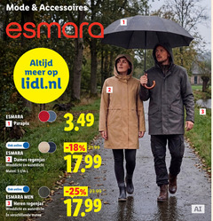 klik op dit plaatje voor een vergroting en voor vergelijkbare aanbiedingen gerelateerd aan
1 2 3 mode accessoires esmara lidl.nl paraplu online dames regenjas winddicht waterdicht maten l men heren 1 2 3 mode accessoires esmara lidl.nl paraplu online dames regenjas winddicht waterdicht maten l men heren
