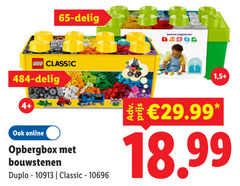  65 delig lego classic ply 1 5 4 online opbergbox bouwstenen duplo 