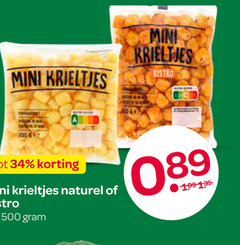  krieltjes 34 500 mini bistro naturel 