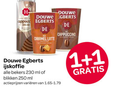 douwe egberts ijskoffie 1 250 ice cappuccino break caramel latte bekers ml blikken varieeren 