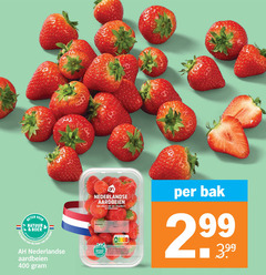  aardbeien 400 beter natuur boer nederland nederlandse nature rijk vitamine foliumzuur score bak 3.99 