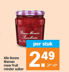 bonne maman jam aardbeien fruit minder suiker stuk 24 