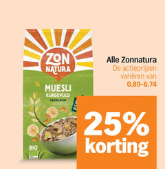  zonnatura mueslirepen muesli kruidenthee thee 25 bio zon natura varieeren rijkgevuld vezelrijk 