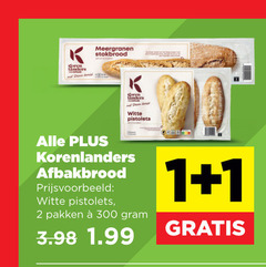  stokbrood pistolets 1 2 300 meergranen koren dancers witte korenlanders afbakbrood pakken 