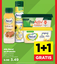  becel olie en vetten margarine 1 2 3 100 450 plantaardig hart bon pour le coeur original pro-activ verlaagt cholesterol natuurlijke wijze actieve planten wetenschappelijk bewezen vlees jus 3x omega3 olijfolie que rijk omega 