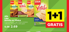  liga belvita lu crackers 1 2 200 6x vitalu original chocolade volkoren tarwemeel tarwebloem pakken meergranen rijk vezels 